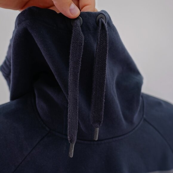 Under Armour Threadborne Black Cowl Neck Hooded Hoodie Sweater Medium - Picture 9 of 14